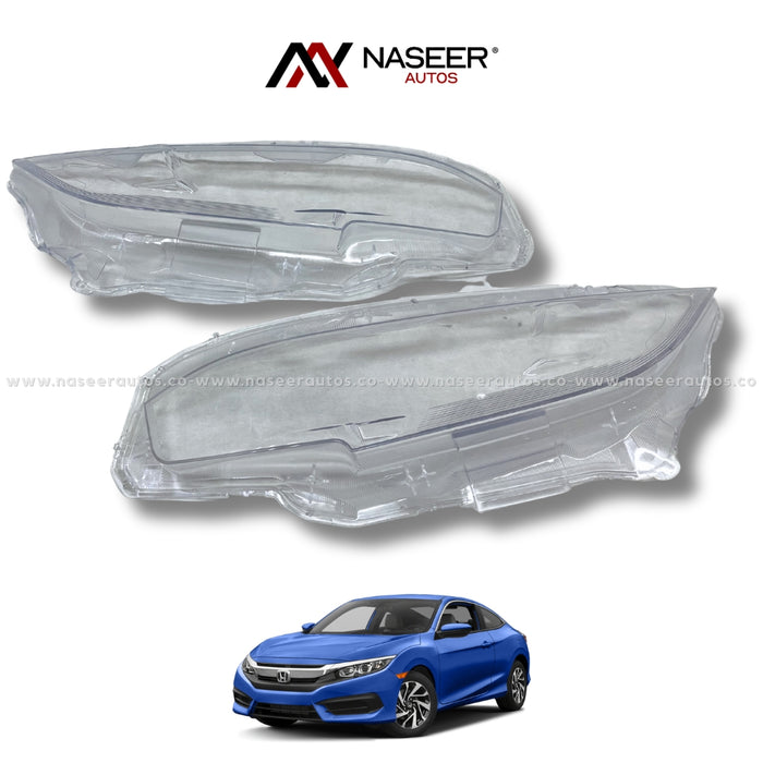 Front/Head Light Cover-Glass For Honda Civic (2016-2021)