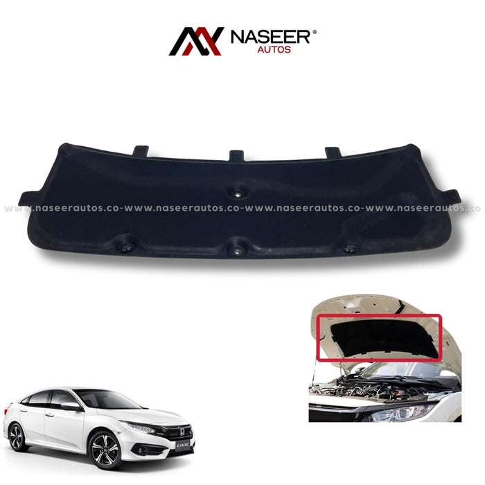 Bonnet/Hood Liner-Insulator For Honda Civic (2016-2021)
