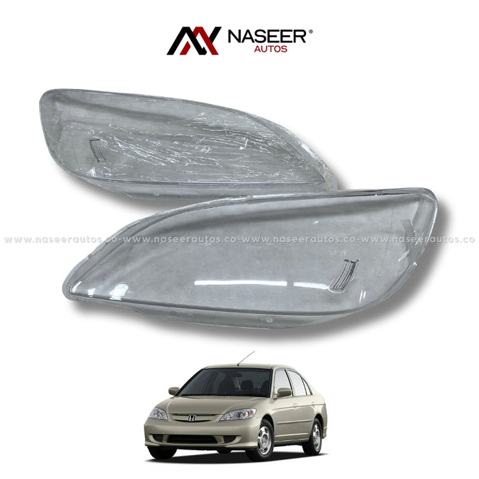 Front/Head Light Cover-Glass For Honda Civic (2000-2005)